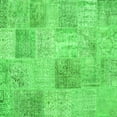 thumbnail image 1 of Ahgly Company Indoor Square Patchwork Green Transitional Area Rugs, 5' Square, 1 of 1