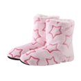 thumbnail image 3 of NECHOLOGY Botas Mujer Zapatos Botines de mujer Zapatos de mujer, zapatos de algodón para el , botas de algodón con piso de barril medio, calcetines cálidos, zapatos de algodón (Hot Pink, 9), 3 of 6