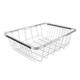 thumbnail image 1 of Expandable Freezer Organizer, Freezer Storage Organizer Basket Drying Rack Stainless Steel  for Closets, 1 of 8