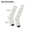 thumbnail image 4 of Haiem Daisies Flowers Socks, Funny Novelty Crazy Design Cotton Socks Sports Socks Knee High Socks For Men, Women,1Pairs - Gift For Working Friends, 4 of 8