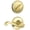 Bright Brass, variant on Schlage Dexter 1-3/8-in to 1-3/4-in Antique Brass Single Cylinder Lever Entry Door Interior Handles