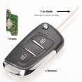 thumbnail image 3 of Jingyuqin 433Mhz ASK/FSK Flip Control remoto llave ID46 para Peugeot 207 Partner Citroen C2 C3 C4 C5 Berlingo Picasso CE0523 CE0536 fob, 3 of 5