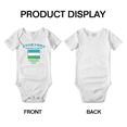 thumbnail image 3 of Everyone Loves a Nice Uzbek Boy Baby Bodysuit Baby Clothes (White, 3-6 Months), 3 of 5