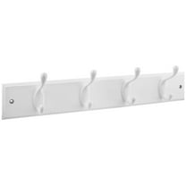 National Hardware White Wood 18 in. L Hook Rack 1 pk