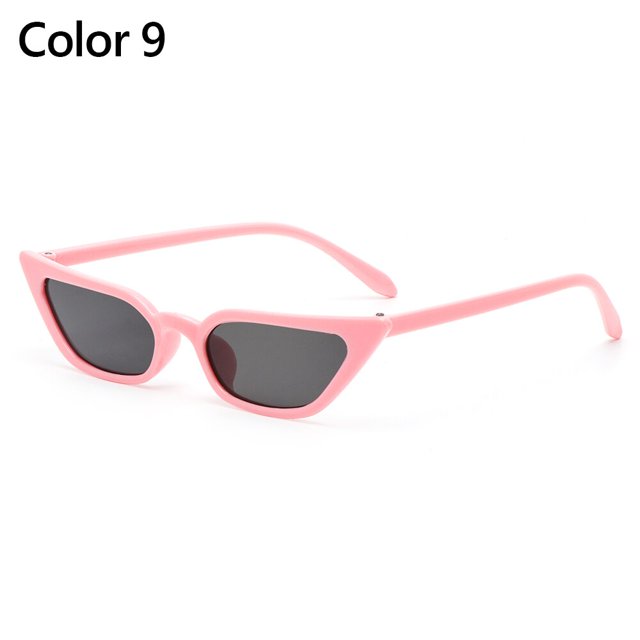 Gafas de sol estilo ojo de gato Vintage Unisex, montura pequeña a la moda con UV400, gafas de sol para fiesta, viaje, ropa de calle, gran regalo, 1 ud. Tan Jianjun unisex