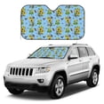 thumbnail image 4 of Bingfone Sunflowers And Bees Car Windshield Sunshade,Sun Foldable Sun Shield Sun Visor for Car - Small, 4 of 8