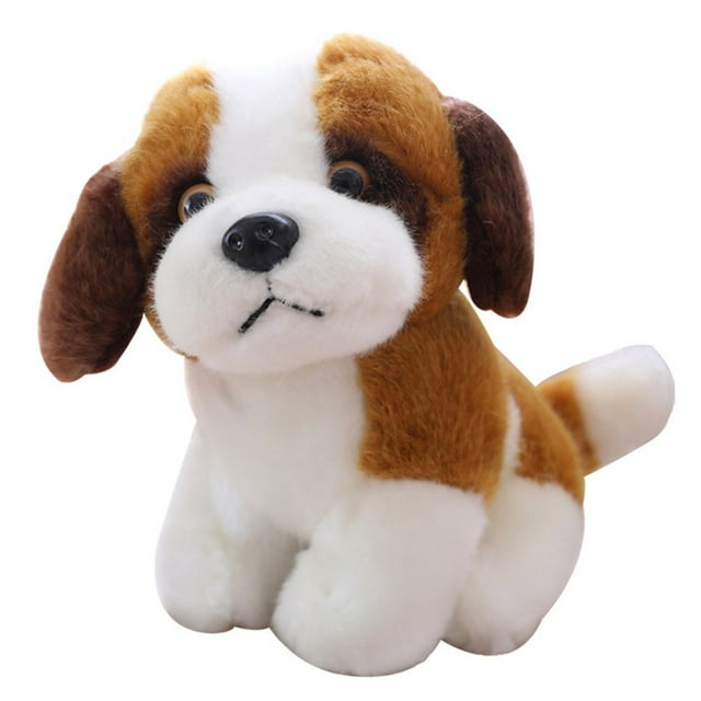 AMERTEER Jouet en Peluche Chiot Simulation Mignon pour Enfants Husky Forme Animaux en Peluche Cadeau