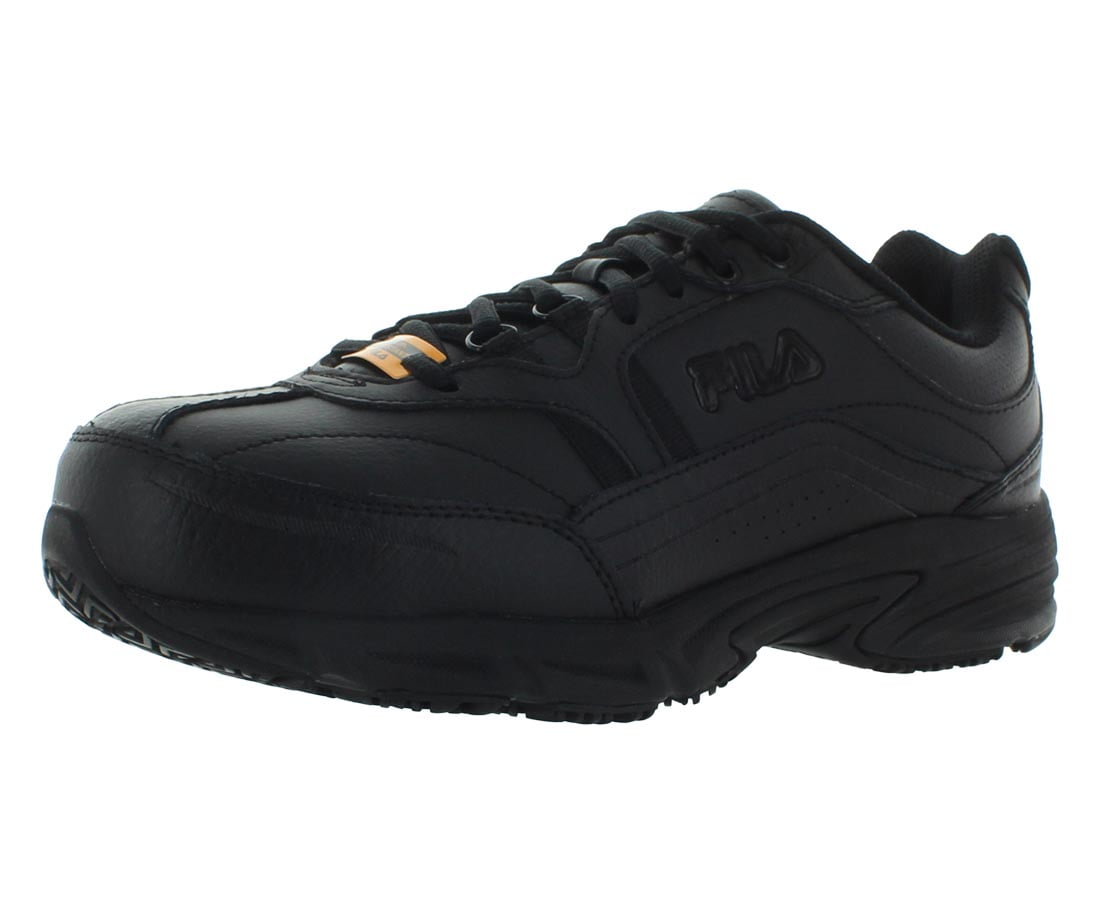 FILA Mens Work Shoes, Memory Layers, Black, Size 12 - Walmart.com