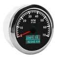 thumbnail image 3 of Tacómetro de RPM 3 en 1, accesorio marino multifuncional para automóviles y embarcaciones.-Placa de dial negra de 32 V CC, 3 of 14