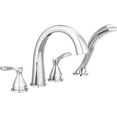 thumbnail image 3 of Delta T4777 Brass Chrome Roman Plated Kitchen Faucet, 3 of 3
