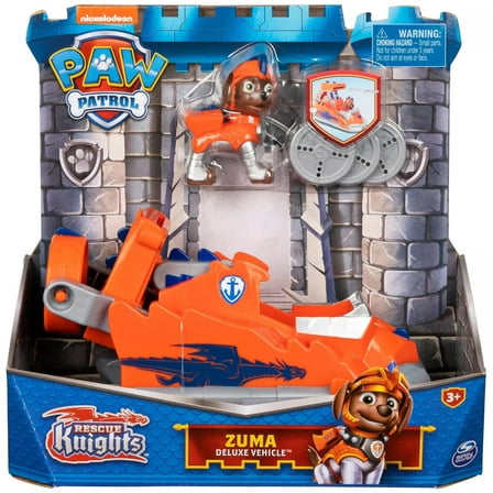 Paw Patrol Rescue Knights Zuma Vehicle & Figure