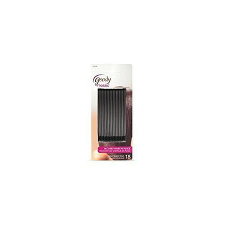 Goody Mosaic Perfect Wrap Curved Bobby Pins 18 Pcs 2 Pack