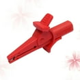 thumbnail image 3 of Shisuyan Test Clip Insulated Alligator Clip 4mm Banana Plug Multimeter Cable Probes Test Clip (Red), 3 of 9