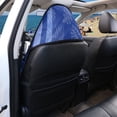thumbnail image 4 of XYZCANDO Blue Tropical Palm Leaf Car Seat Towel Cover - Waterproof Sweat-Absorbent Protector | Universal Fit for Cars, SUVs & Trucks, 4 of 8