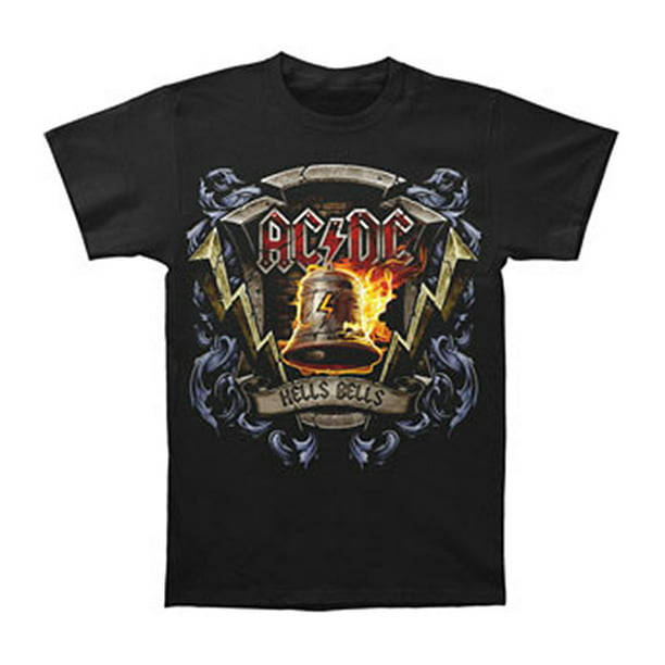 ACDC - AC/DC Men's Hells Bells Shield T-shirt XX-Large Black - Walmart ...