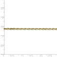 thumbnail image 5 of 10k Yellow Gold 2.25mm Diamond-Cut Rope Chain Necklace - with Secure Lobster Lock Clasp 20", 5 of 6