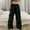 Black, variant on Womens Travel Pants Elastic High Waist Cargo Jogger Pants Polyester-Cotton Blend Multiple Pockets Soft Breathable Casual Wear L Pants For Women