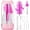Pink, variant on Baby Bottle Brush Set with UV Sterilizer, Bottle Cleaner Kit with Silicone Brush, Nipple Brush, Straw Brush, Bottle Drying Rack, BPA-Free Baby Bottle Cleaner for Newborn Essentials (Green)
