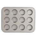 thumbnail image 2 of Cupcake Pan, Multiple application Cake  DIY Cooking Tools Bakeware, Kitchen Bakeware Cupcake Baking Cups for Home Gold,Black, 2 of 8