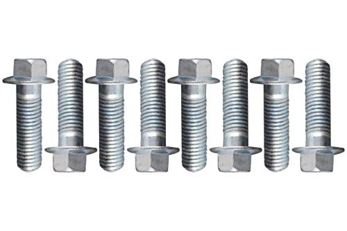 A-Team Performance LS Engine to Transmission 4L60e Silver Bell Housing Bolts Set Kit Compatible with T56 LS1 4L60 LS2 551652 Pack of 8 