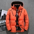 thumbnail image 6 of Men Winter Warm Thicken Slim Fit Short Down Jacket Zipper Hooded Outwear Coat, 6 of 8