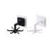 thumbnail image 1 of Gancho adhesivo Gancho giratorio multifuncional sin perforaciones Gancho adhesivo giratorio de 360 ​​​​grados que no deja marcas (2 piezas 6 ganchos, negro + blanco, 1 of 5