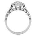 thumbnail image 3 of SuperJeweler 1 1/2 Carat Halo Diamond Bridal Set In 14 Karat White Gold For Women, 3 of 6