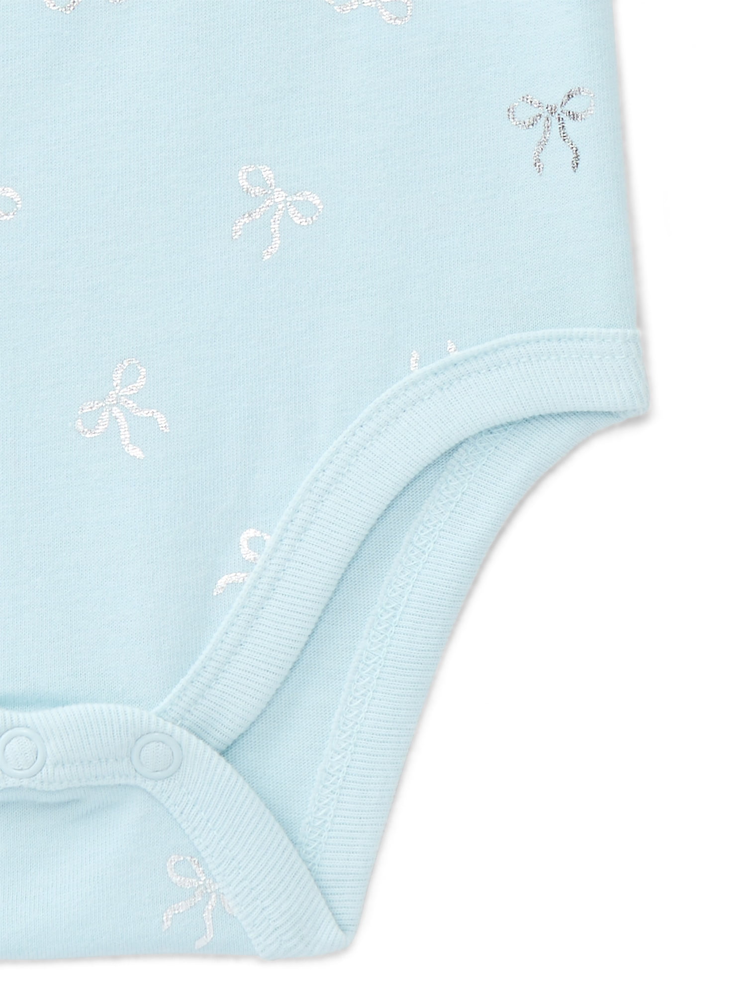 Garanimals Baby Girls Printed Bodysuit with Long Sleeves, Sizes 0M-24M