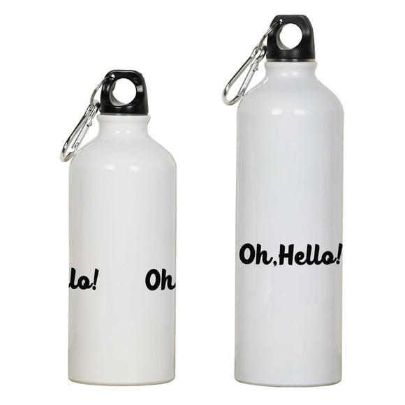 Printtoo Travel Water Bottle Oh. Hello Print Aluminum Sport Bottle Kids 750ml/25.3oz