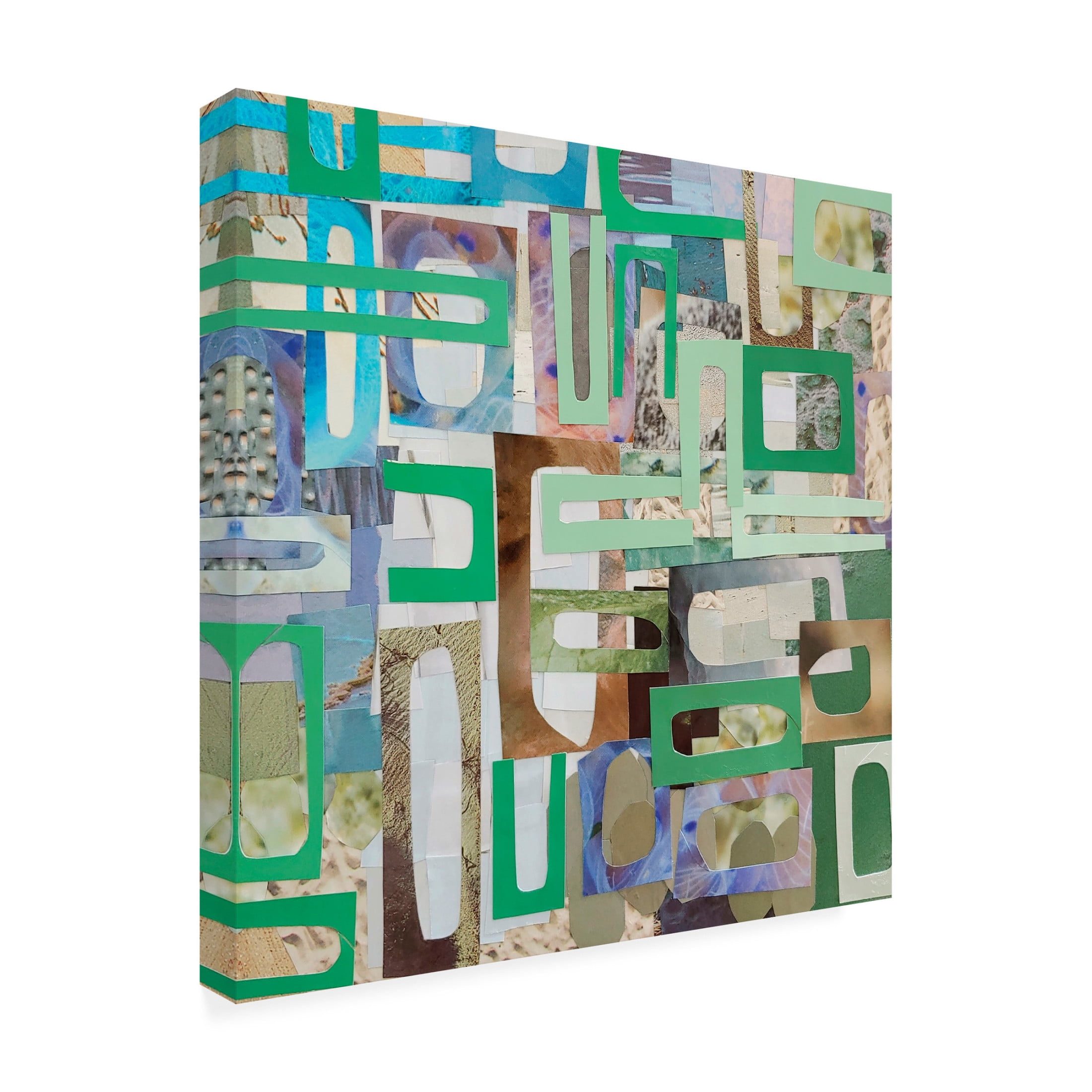 Canvas Wall Art - Coco Good 'Yucatan Mayan Village I' Wall Art for Living Room, Bedroom, or Office Décor by Trademark Fine Art - 24 x 24 Inches