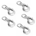 thumbnail image 5 of 5pcs Stainless Steel Eye Slip Hook with Safety Latch Lifting Hoisting Chain Hooks, 5 of 5