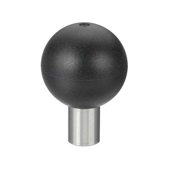 1" Ball Mount Base Ball Adapter with Right Angled Bolt Head Adapter Stainless Steel Silver