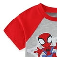 thumbnail image 4 of Marvel Spidey and His Amazing Friends Short Sleeve T-Shirt and French Terry Shorts Set (Boys), 2 Piece Set, Sizes 2T-5T, 4 of 7