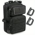 thumbnail image 4 of Tactical Nylon Waist Pack with US Flag Waterproof EDC Pouch for Hunting Camping & Phones, 4 of 11