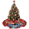 thumbnail image 4 of Christmas Tree Skirt 36in, Xmas Tree Ornament, Christmas Party Decoration Gift, 4 of 6