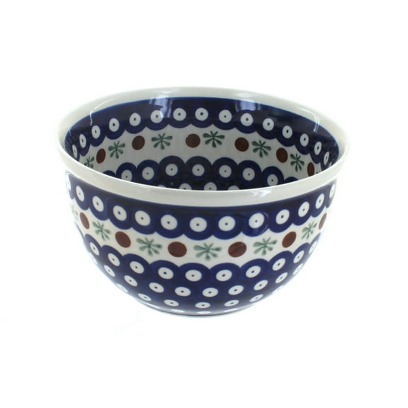 Blue Rose Polish Pottery Nature Small Mixing Bowl