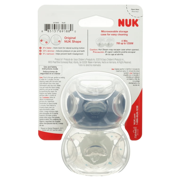 Nuk cute as a button pacifier 2025