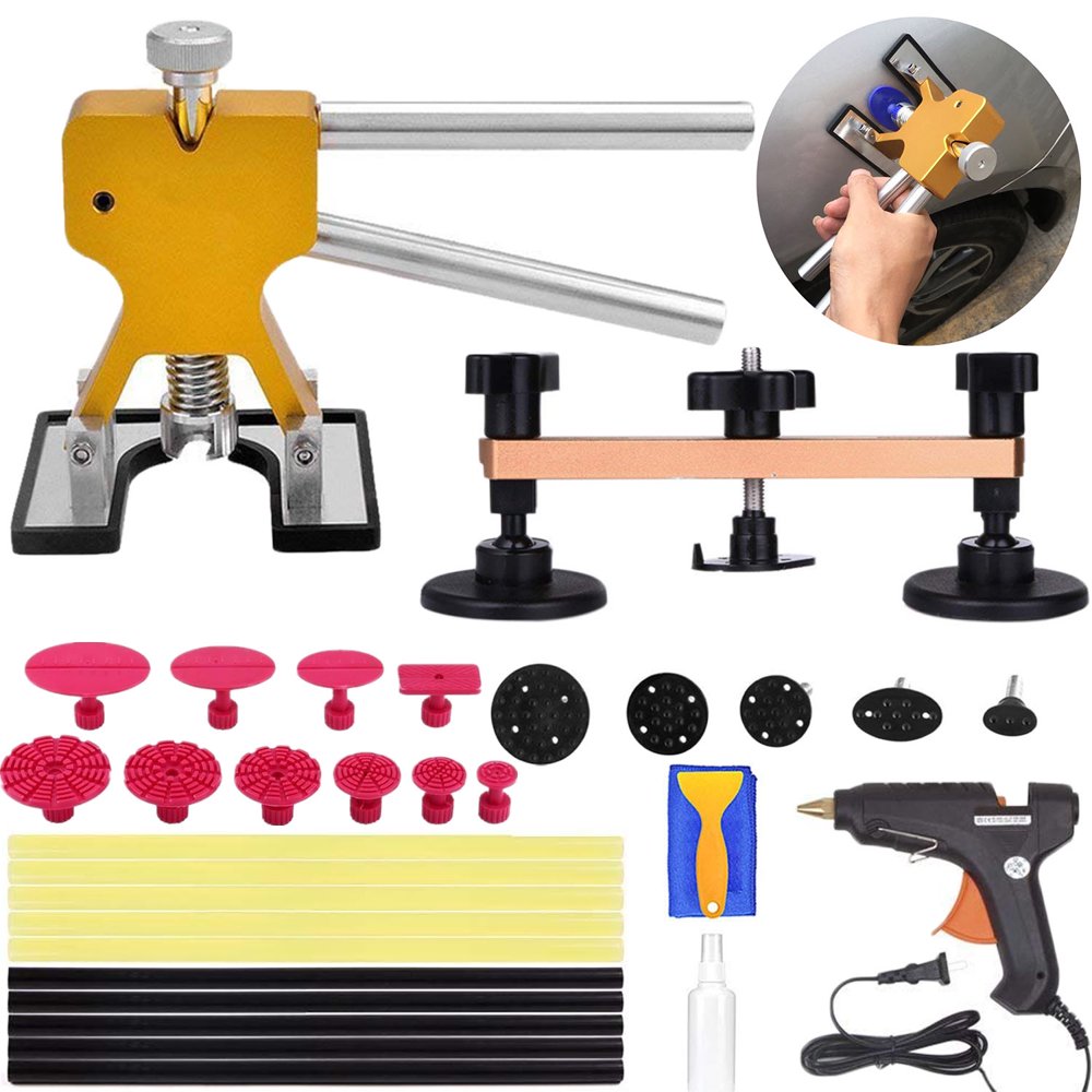 Car Body Paintless Dent Repair Removal Tools, Auto Dent Puller Kit