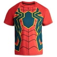 thumbnail image 3 of Marvel Avengers Spider-Man Captain America Black Panther Little Boys 4 Pack Cosplay Athletic T-Shirts, 3 of 5
