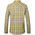 thumbnail image 2 of SSLR Flannel Shirt for Men Long Sleeve Button Down Shirt Plaid Casual Jacket, 2 of 8