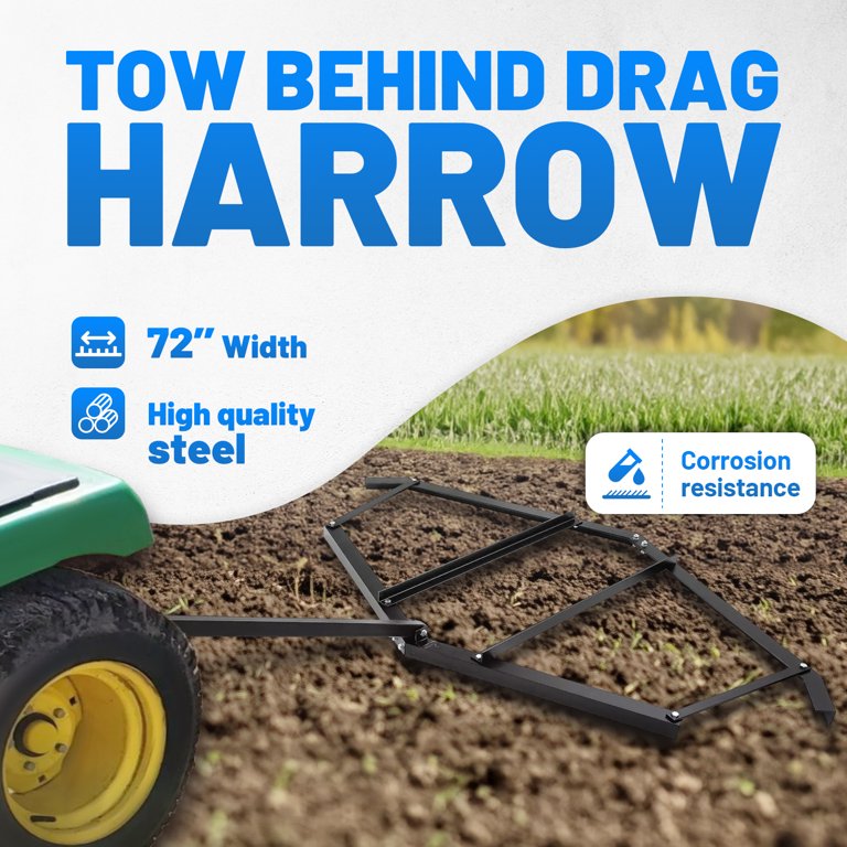 KOJEM Tow Behind Drag Harrow 72