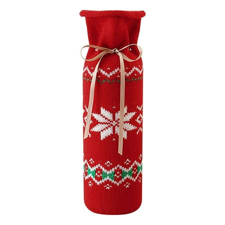 

Nomeni Christmas Supplies Wine Bottle Set Christmas Decoration Wine Bottle Set Champagne Wine Wine Set