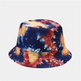 thumbnail image 2 of ZHENHONG Bucket Hats for Women and Men Male's And Female's Casual Fisherman's Hat 3D Printed Pattern Tie Dye Double Basin Hat Outdoor Visor Sun Hats, 2 of 2