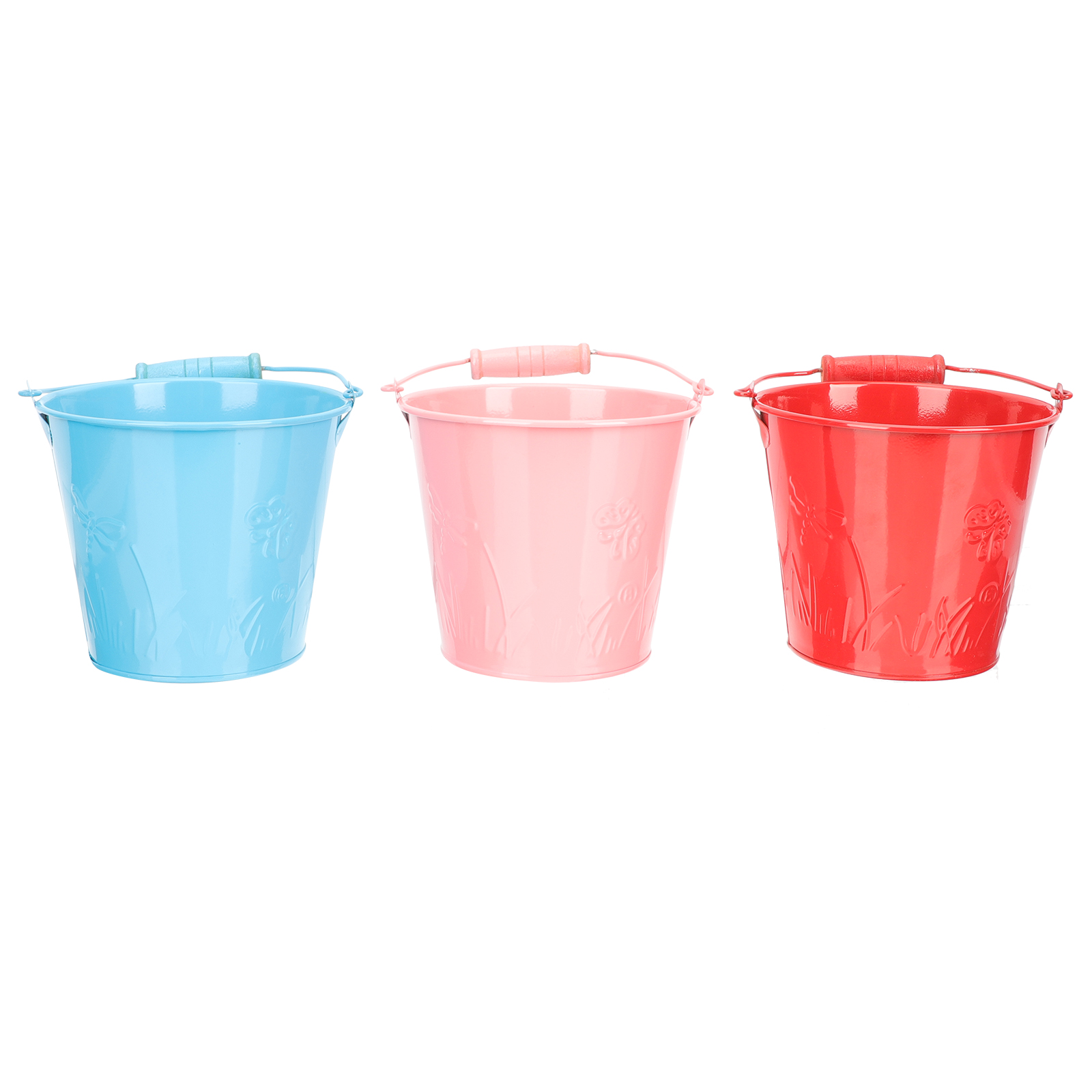 Sand Bucket Buckets Beach Pails Kid Mini Pail Metal Watering Flower Children Iron Planter Garden