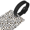 thumbnail image 3 of Kdxio Heart Leopard Luggage Tags Privacy Cover ID Label Suitcase Tags Identifiers For School Bags,Suitcases, 3 of 7