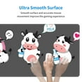 thumbnail image 6 of Disketp Gaming Mouse Pad Cute Farm Milk Animal Pattern Large Mouse Mat Long Extended Desk Pad Non-Slip Rubber Mice Pads Stitched Edges Thin Pad (11.8x31.5 Inch), 6 of 9