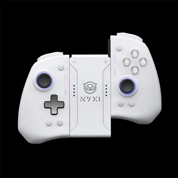 NYXI Hyperion Pro Wireless Video Game Controller for Switch 2 & Switch, White