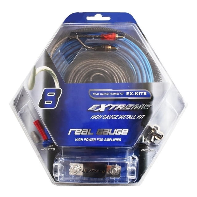 Kit de Instalación para amplificador Extreme EX-KIT8 ANL RCA