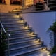 thumbnail image 2 of Luz solar impermeable para valla, luz solar para cubierta, lámpara de escalera, luces solares LED IP65 para jardín para vallas de escaleras de patio (luz cálida, negra, 12 unidades), 2 of 5