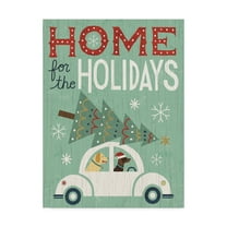 Trademark Fine Art 'Holiday on Wheels I' Canvas Art by Michael Mullan